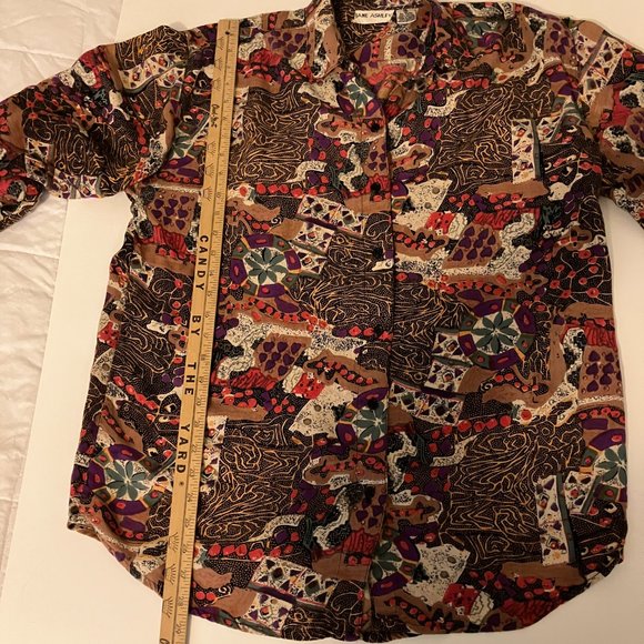 Vintage Jane Ashely Womens 2pc Blouse and Skirt Set Size Medium - Picture 16 of 17